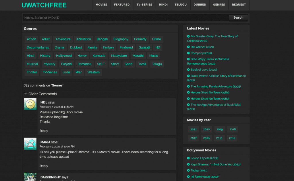 UWatchFree – How To Watch Movies And TV-Series Online Free 2023 3 uwatchfree movies