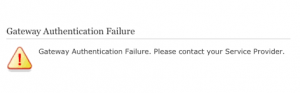ipvanish authentication failure